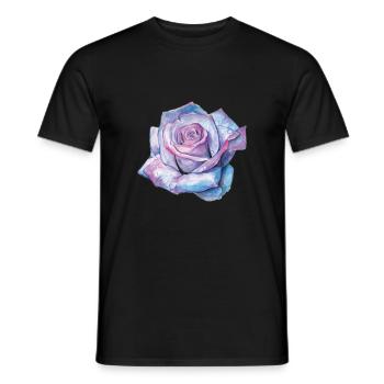 Rose - Männer T-Shirt - Schwarz - Vorne - AI Model Male 178 light (178cm)