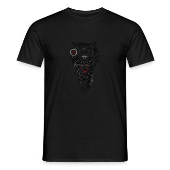 Art japonais - T-shirt homme - noir - Devant - AI Model Male 178 light (178cm)