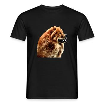 Chow chow 2 - Men's T-Shirt - black - Front - AI Model Male 178 light (178cm)
