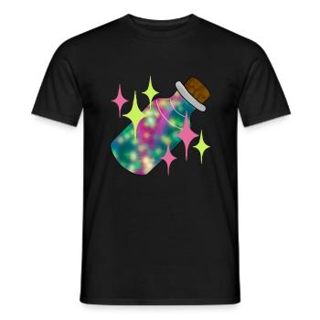 poussière de fée - T-shirt homme - noir - Devant - AI Model Male 178 light (178cm)