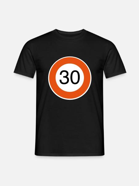 30e anniversaire - T-shirt homme - noir