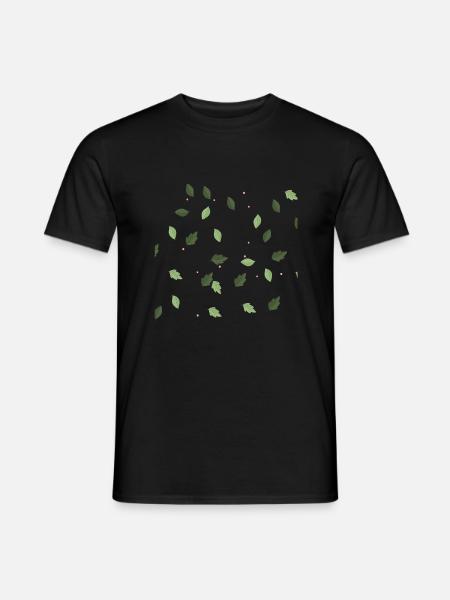 HOPE GREEN LEAVES - Men's T-Shirt - black