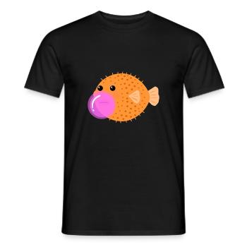 Chewing-gum enfants drôle idée de cadeau - T-shirt homme - noir - Devant - AI Model Male 178 light (178cm)
