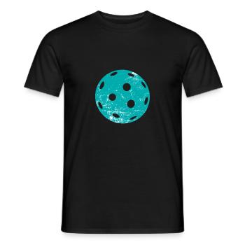 Double Exposure Pickleball Pickleball Spieler Gift - Männer T-Shirt - Schwarz - Vorne - AI Model Male 178 light (178cm)
