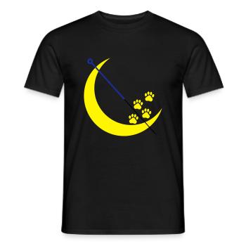 Veterinary acupuncture - Men's T-Shirt - black - Front - AI Model Male 178 light (178cm)