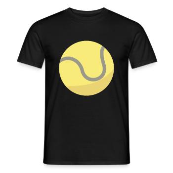 Tennis Ball - T-shirt homme - noir - Devant - AI Model Male 178 light (178cm)