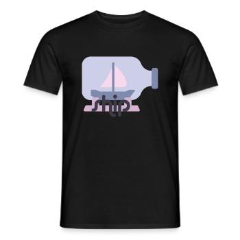 Ship - Männer T-Shirt - Schwarz - Vorne - AI Model Male 178 light (178cm)