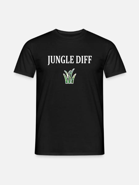 league of legend Jungle Diff White - Men's T-Shirt - black