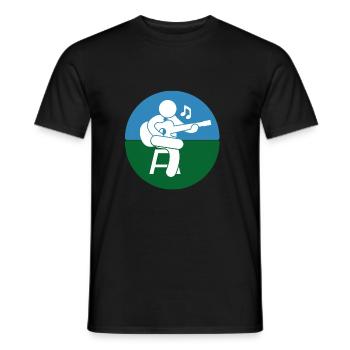 musicien - T-shirt homme - noir - Devant - AI Model Male 178 light (178cm)