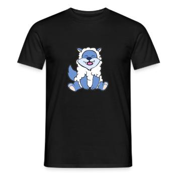 Wolf im Schafspelz Niedliche Tiere Kinder Geschenk - Männer T-Shirt - Schwarz - Vorne - AI Model Male 178 light (178cm)