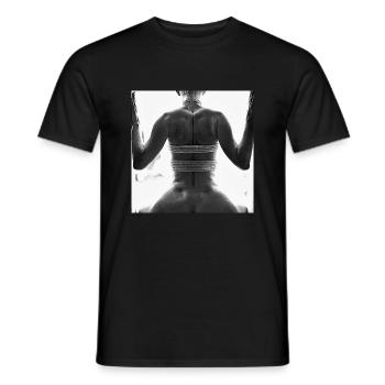bond girl - Men's T-Shirt - black - Front - AI Model Male 178 light (178cm)