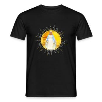 Marie Vierge - T-shirt homme - noir - Devant - AI Model Male 178 light (178cm)