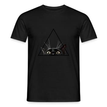 Lurking - Men's T-Shirt - black - Front - AI Model Male 178 light (178cm)