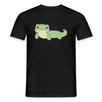Gecko - Men's T-Shirt - black - Front - AI Model Male 178 light (178cm)