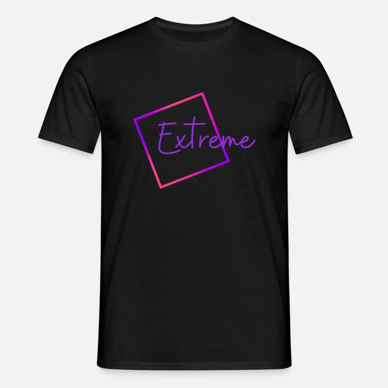 Extrem - Männer T-Shirt - Schwarz