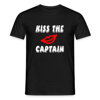 Capitaine - T-shirt homme - noir - Devant - AI Model Male 178 light (178cm)