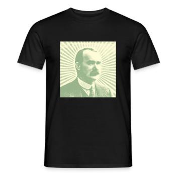James Connolly - Men's T-Shirt - black - Front - AI Model Male 178 light (178cm)