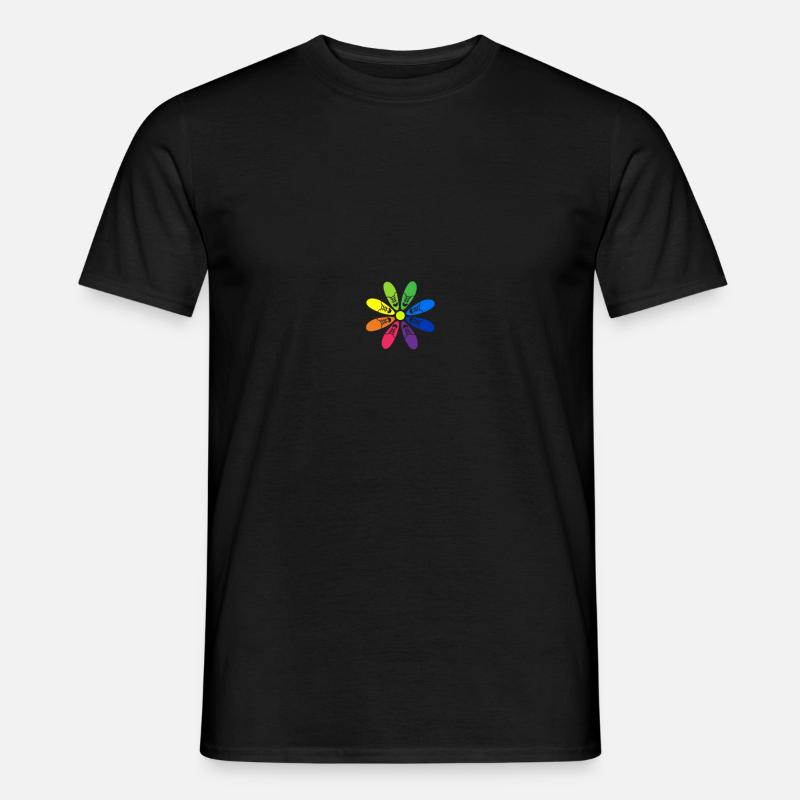 Schuhe Multicolor - Männer T-Shirt - Schwarz