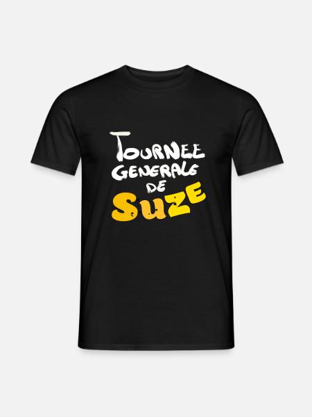 SUZEE FRIENDLY - T-shirt homme - noir