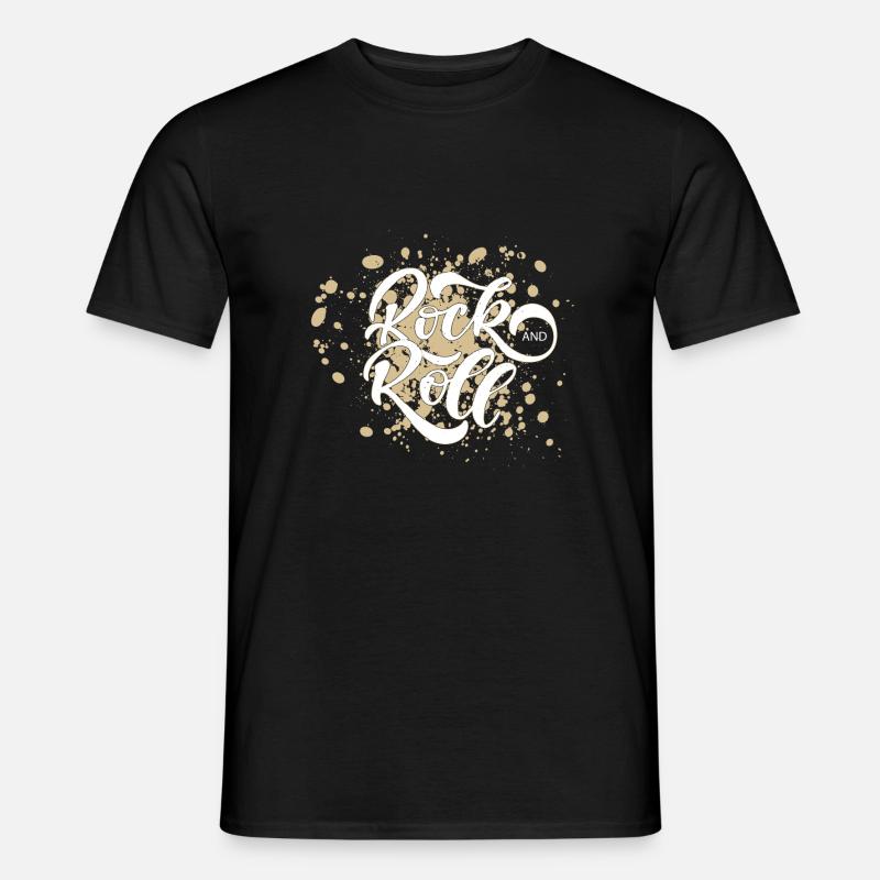 Rock 'n' Roll - Männer T-Shirt - Schwarz