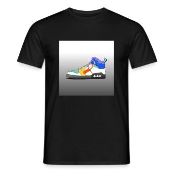 Sneakers - NFT Design - Men's T-Shirt - black - Front - AI Model Male 178 light (178cm)