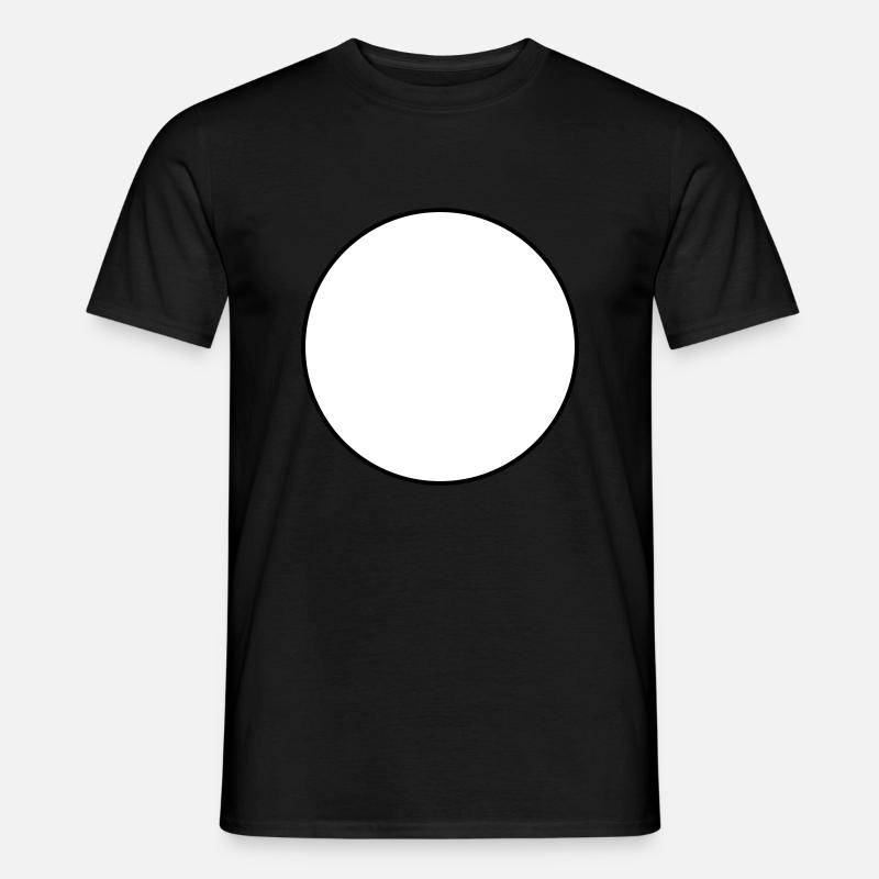 Punkt - Männer T-Shirt - Schwarz