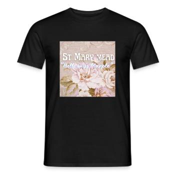ST MARY MEAD "HELLO MISS MARPLE"- MUG TEA - Men's T-Shirt - black - Front - AI Model Male 178 light (178cm)