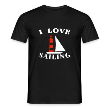 Voile - T-shirt homme - noir - Devant - AI Model Male 178 light (178cm)