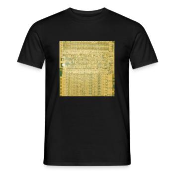 MOS 6502 - Men's T-Shirt - black - Front - AI Model Male 178 light (178cm)