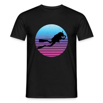 Tauchen Taucher Diving Scuba Tauchen Scuba Taucher - Männer T-Shirt - Schwarz - Vorne - AI Model Male 178 light (178cm)