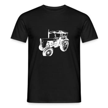 Tractor - Men's T-Shirt - black - Front - AI Model Male 178 light (178cm)