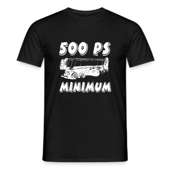 Truck - Männer T-Shirt - Schwarz - Vorne - AI Model Male 178 light (178cm)