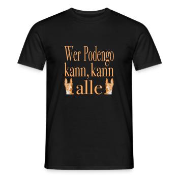 Hunde Spruch - Männer T-Shirt - Schwarz - Vorne - AI Model Male 178 light (178cm)