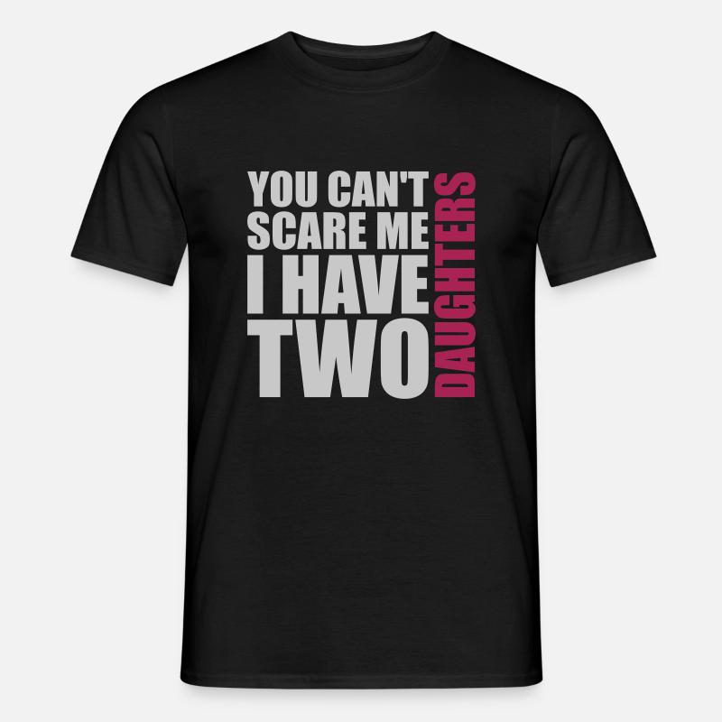 I have two daughters - Männer T-Shirt - Schwarz