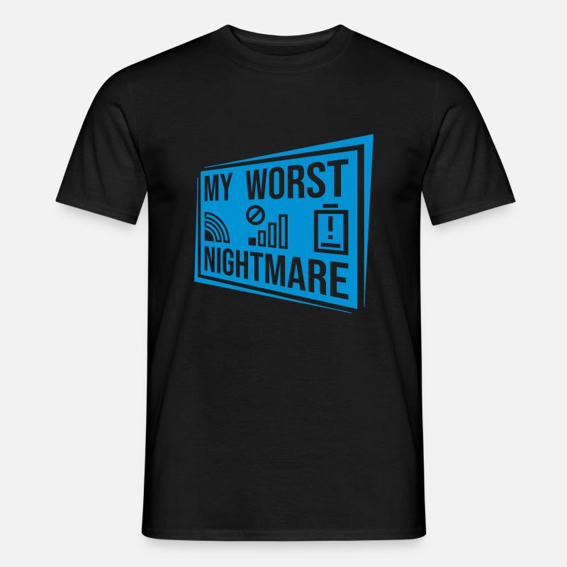 Logos my worst nightmare - Männer T-Shirt - Schwarz