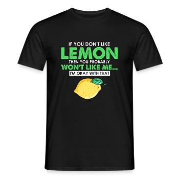 Limonade Limonade Limonade Limonade Stand Design - T-shirt homme - noir - Devant - AI Model Male 178 light (178cm)