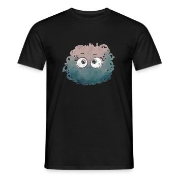 Little Pelota Monster n°1 - Men's T-Shirt - black - Front - AI Model Male 178 light (178cm)
