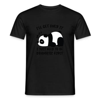 Je vais m’en remettre, j’ai juste besoin d’être dramatique d’abord - T-shirt homme - noir - Devant - AI Model Male 178 light (178cm)