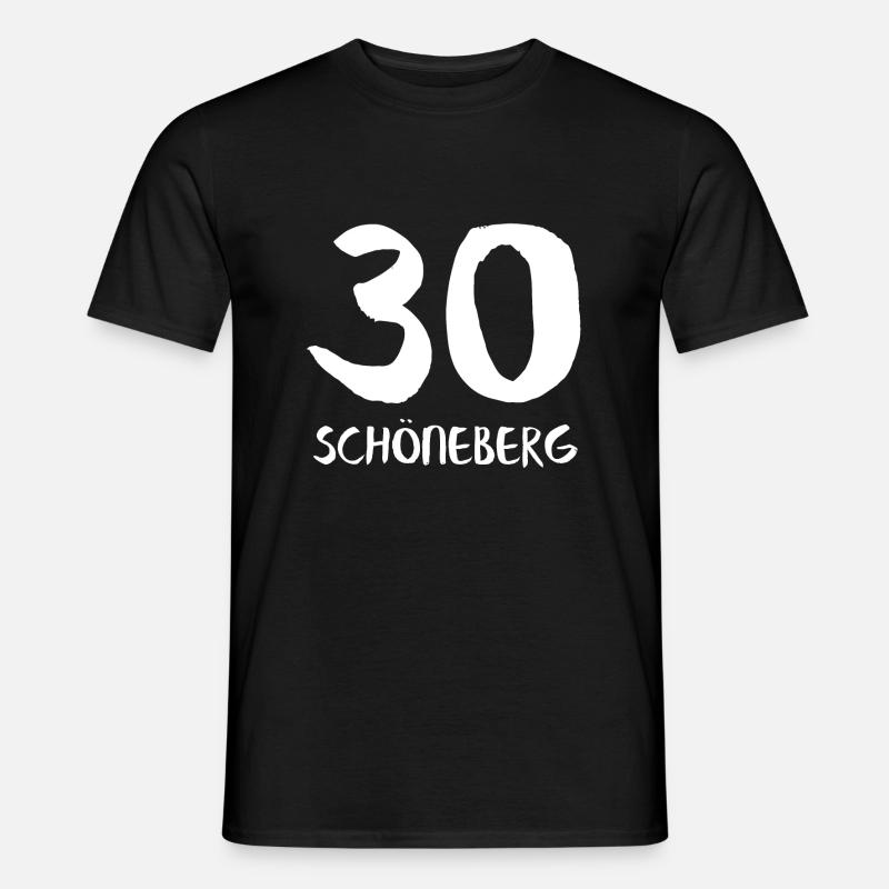30 schoeneberg - Männer T-Shirt - Schwarz
