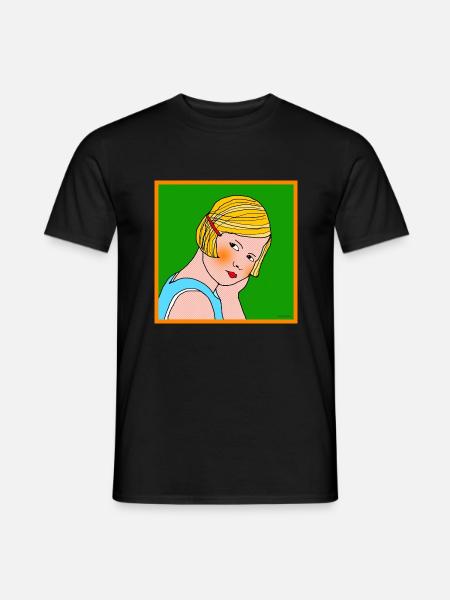 Vintage 1980 T-Shirt - Männer T-Shirt - Schwarz