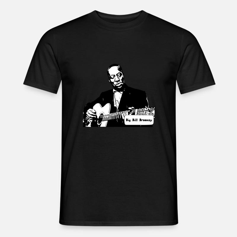 Großer Bill Broonzy - Männer T-Shirt - Schwarz