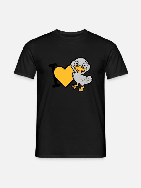 J’adore ducklings Comic - T-shirt homme - noir