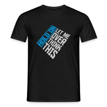 Permettez-moi d’exagérer - T-shirt homme - noir - Devant - AI Model Male 178 light (178cm)