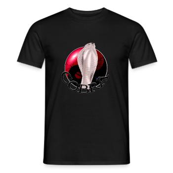 Cobra - T-shirt homme - noir - Devant - AI Model Male 178 light (178cm)