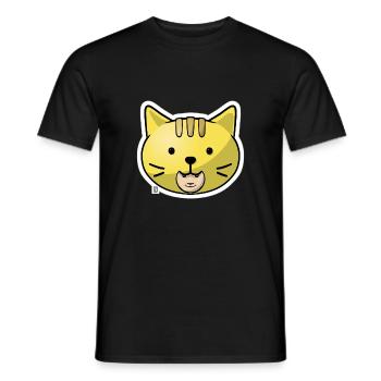 Chachamaru-Zo - Men's T-Shirt - black - Front - AI Model Male 178 light (178cm)