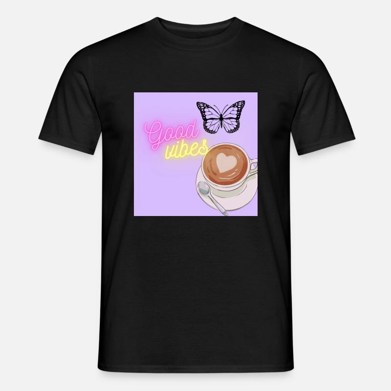 6 - Männer T-Shirt - Schwarz
