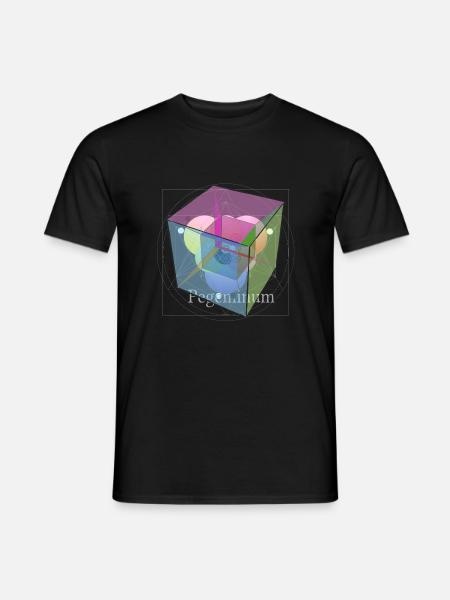 Tesserakt - Männer T-Shirt - Schwarz