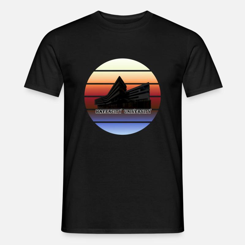 HavenCityUniversityHambrug - Männer T-Shirt - Schwarz