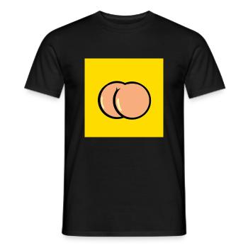 Hinterchen - Männer T-Shirt - Schwarz - Vorne - AI Model Male 178 light (178cm)