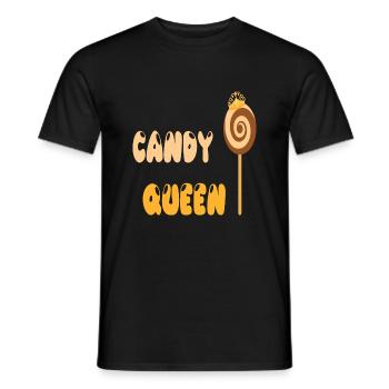 Candy Reine - T-shirt homme - noir - Devant - AI Model Male 178 light (178cm)